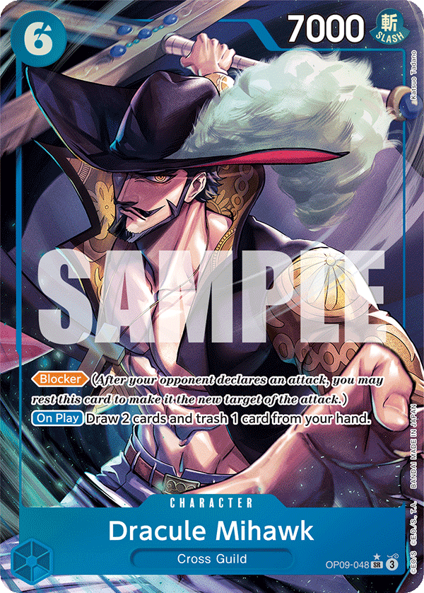 Dracule Mihawk One Piece card