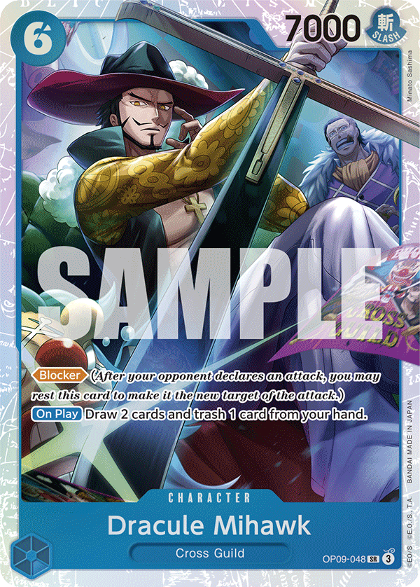 Dracule Mihawk One Piece card