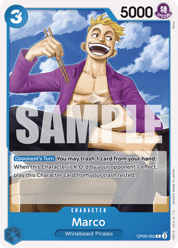 Marco One Piece card