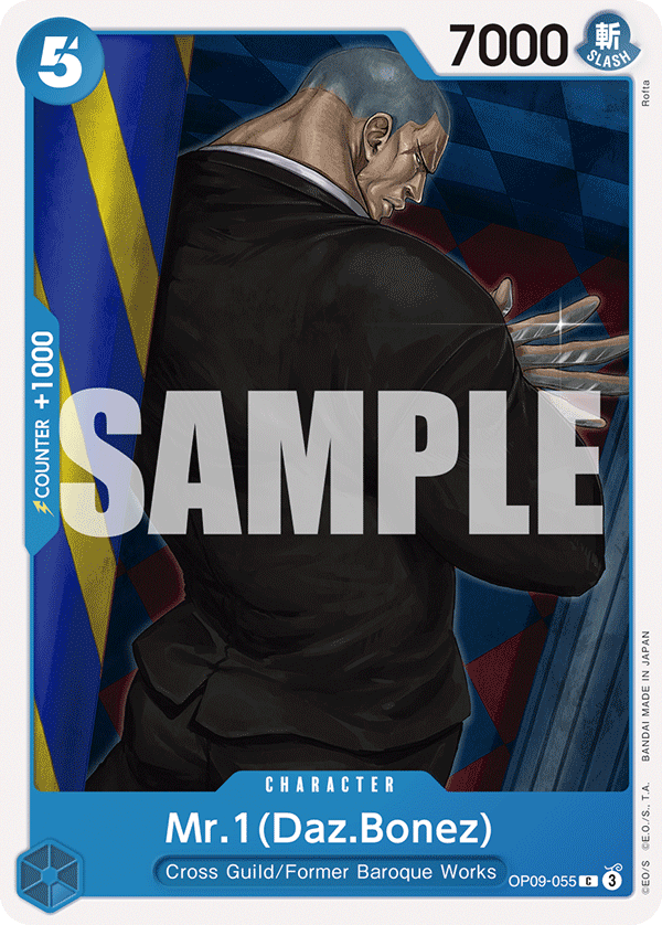Mr.1(Daz.Bonez) One Piece card