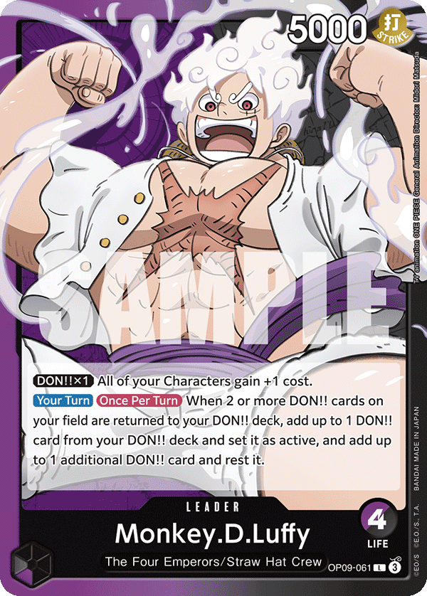 Monkey.D.Luffy One Piece card