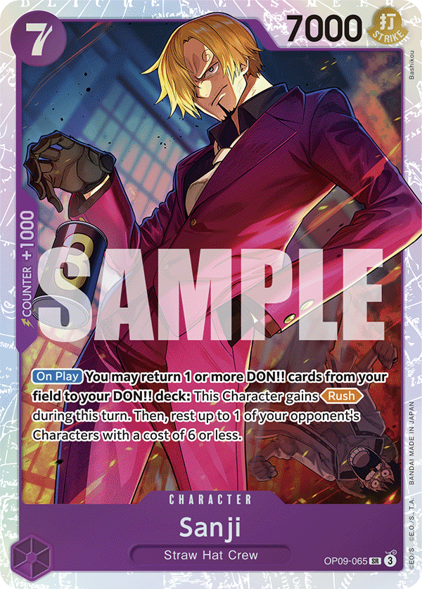Sanji One Piece card