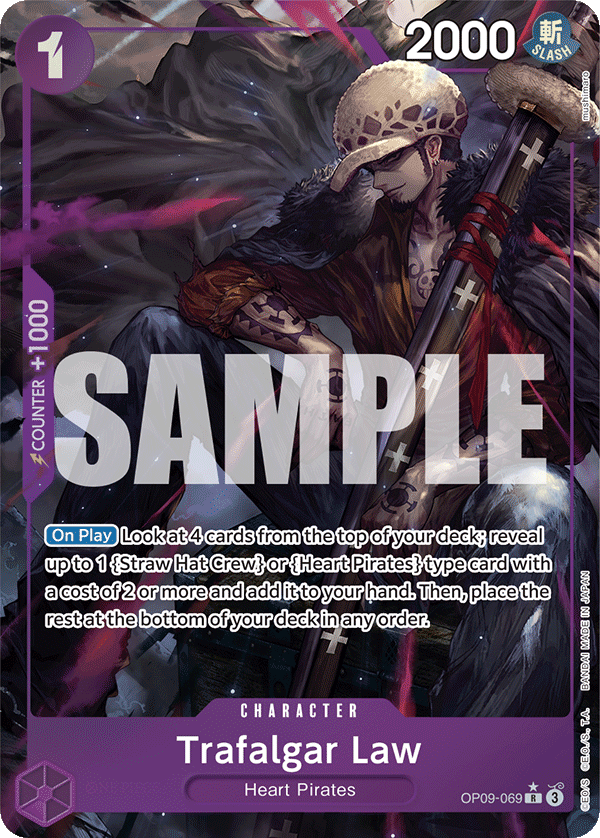 Trafalgar Law One Piece card