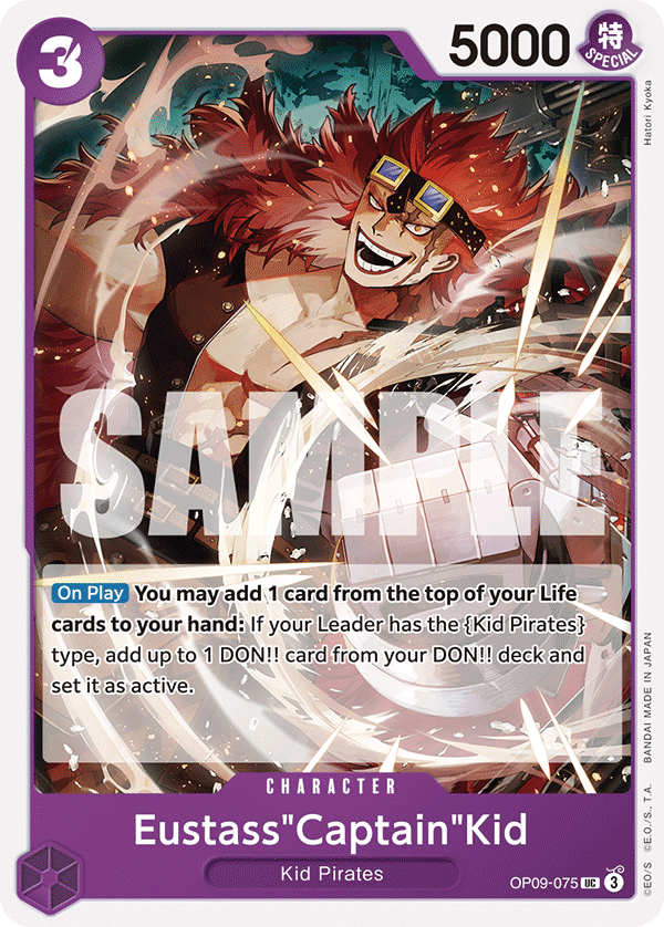 Eustass"Captain"Kid One Piece card