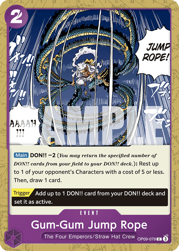 Gum-Gum Jump Rope One Piece card
