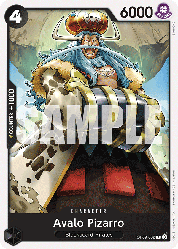 Avalo Pizarro One Piece card
