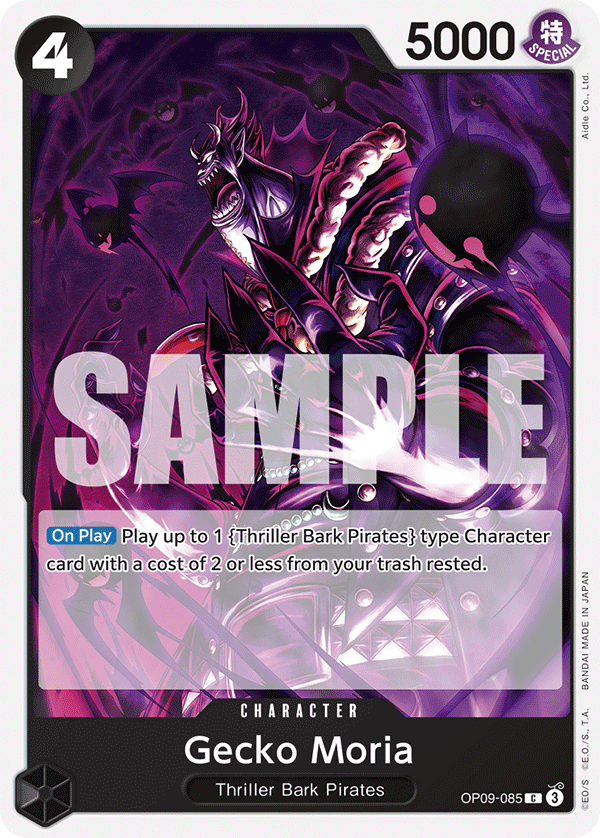 Gecko Moria One Piece card