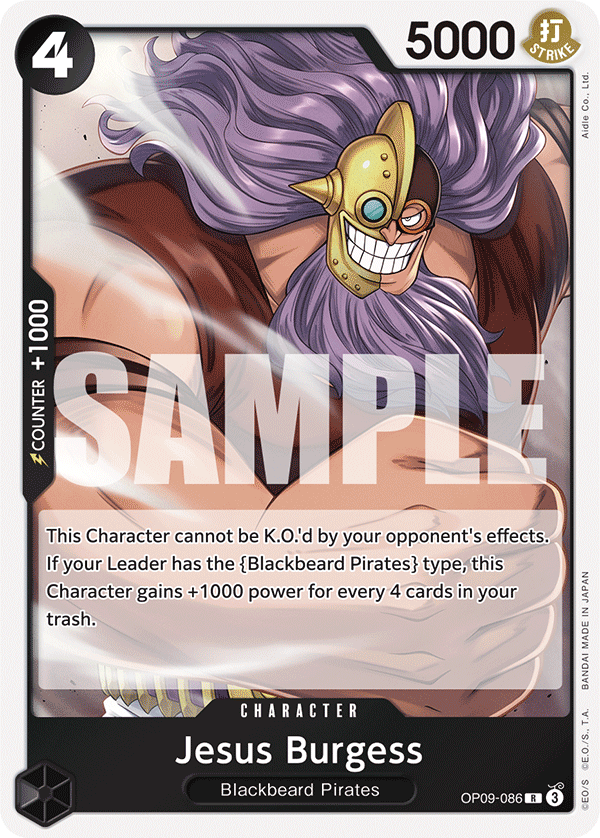 Jesus Burgess One Piece card
