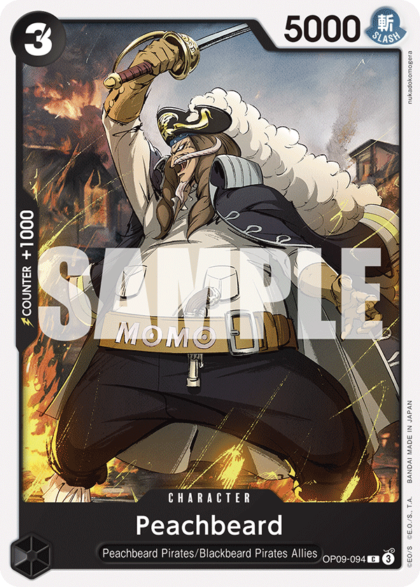 Peachbeard One Piece card