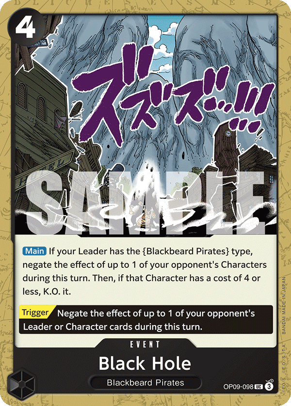 Black Hole One Piece card