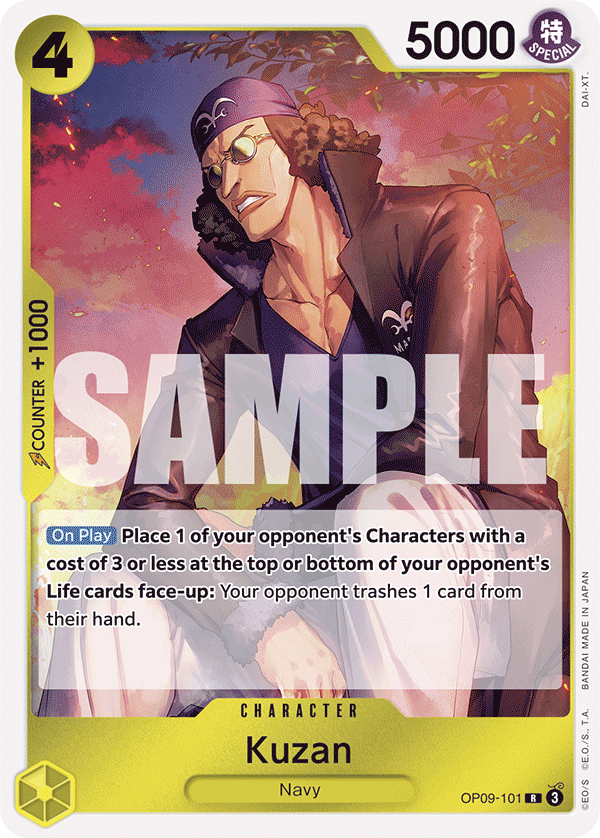 Kuzan One Piece card
