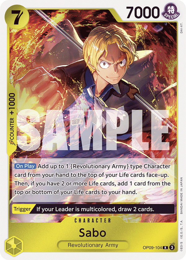 Sabo One Piece card