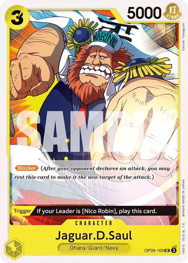 Jaguar.D.Saul One Piece card