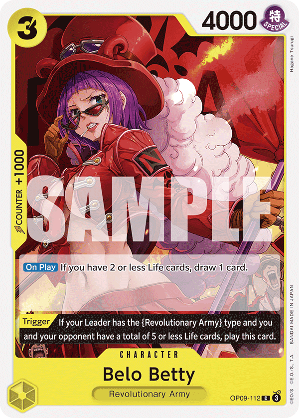Belo Betty One Piece card