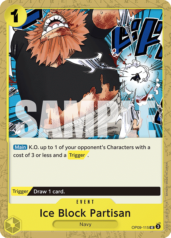 Ice Block Partisan One Piece card
