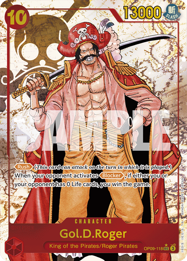 Gol.D.Roger One Piece card