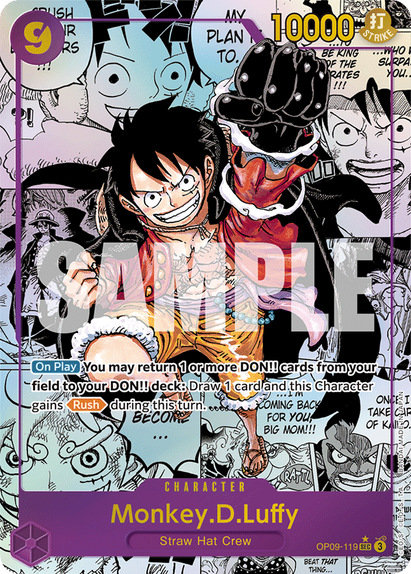 Monkey.D.Luffy One Piece card