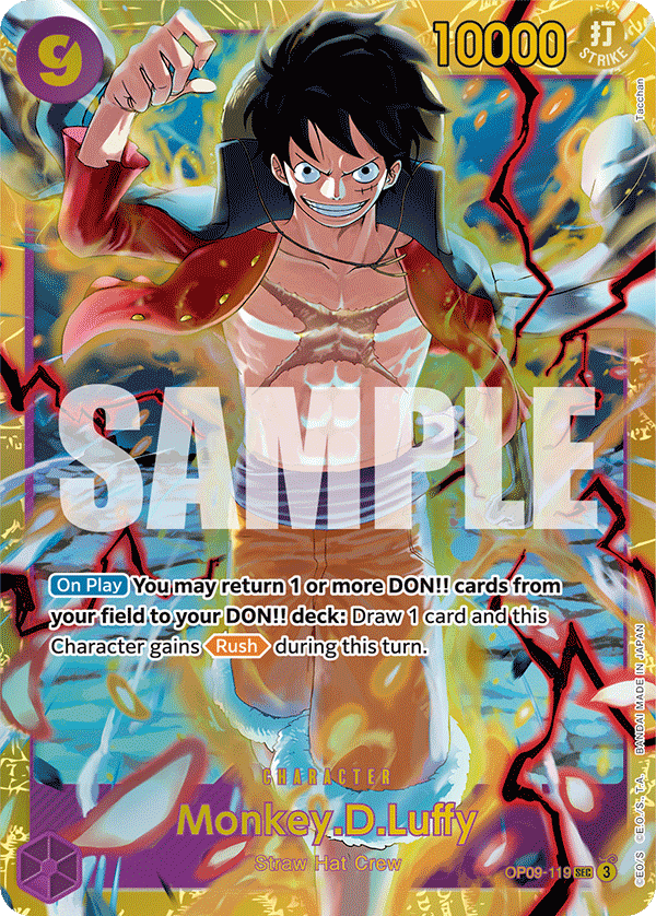 Monkey.D.Luffy One Piece card