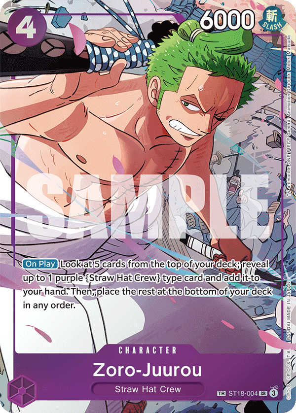 Zoro-Juurou One Piece card