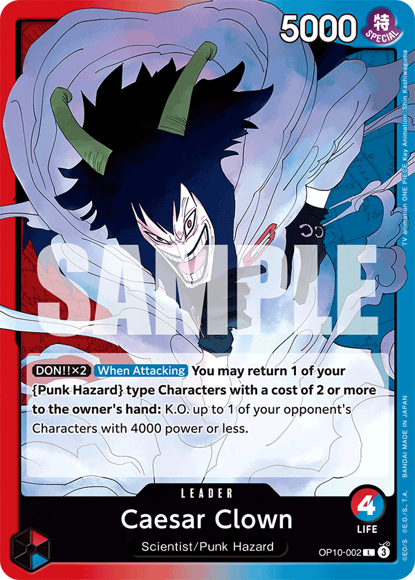 Caesar Clown One Piece card