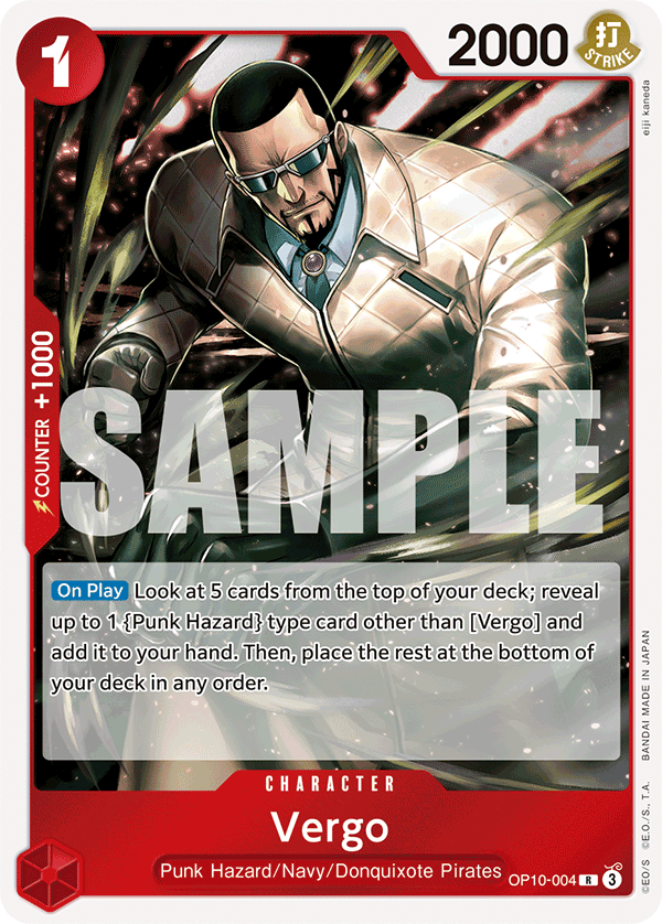 Vergo One Piece card