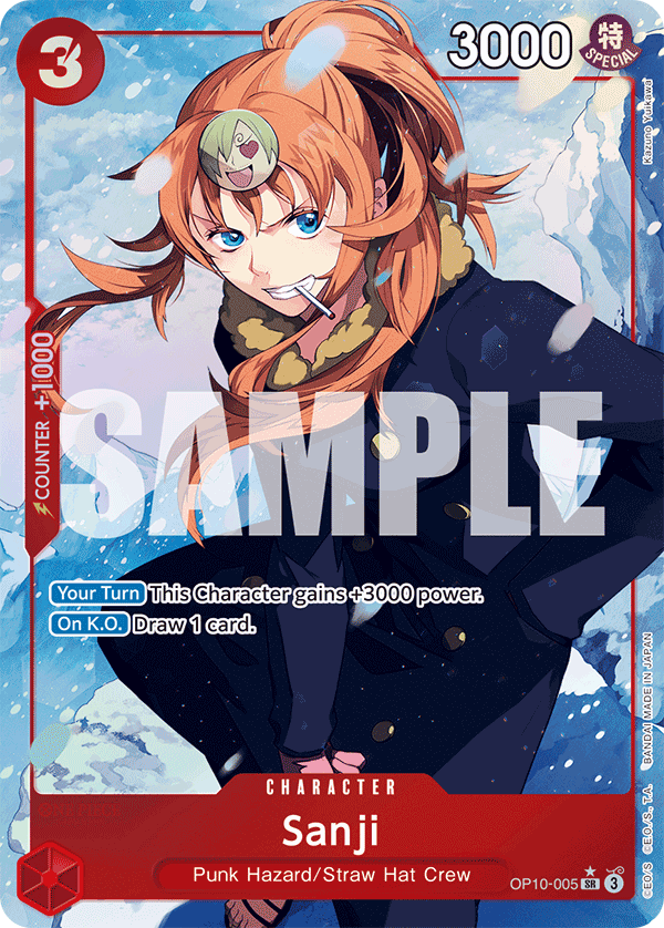 Sanji One Piece card