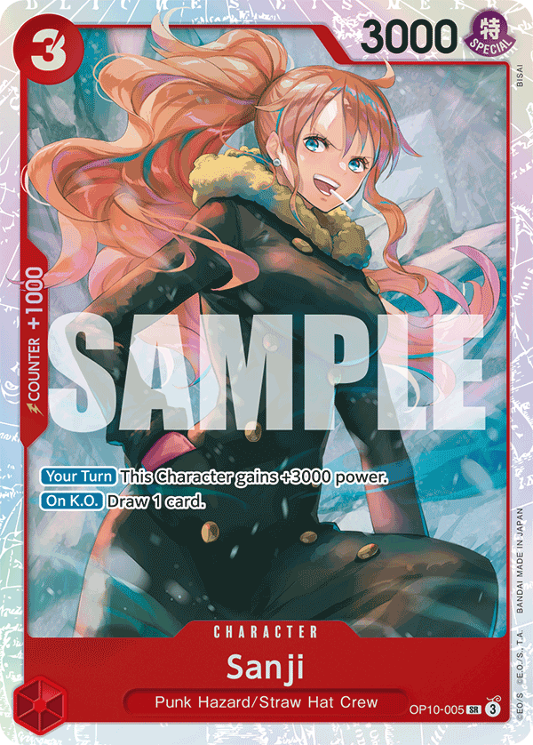 Sanji One Piece card
