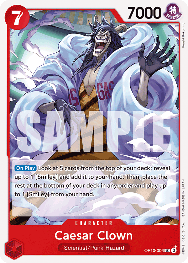 Caesar Clown One Piece card