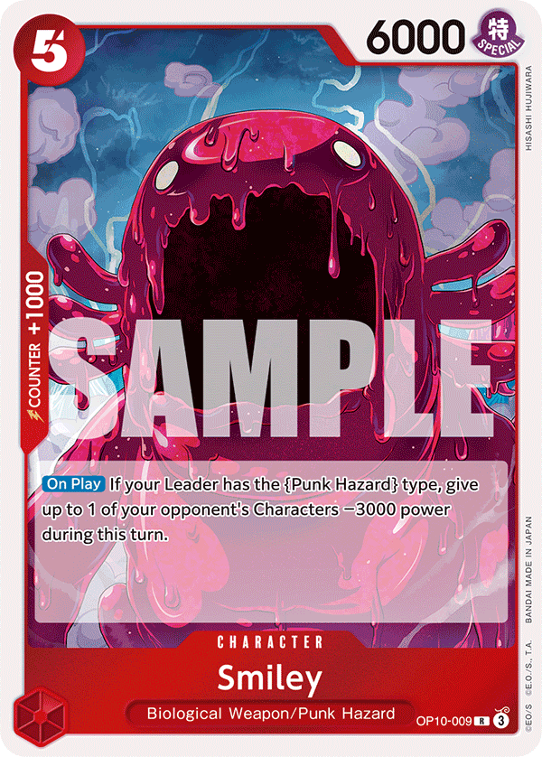 Smiley One Piece card