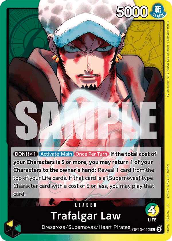 Trafalgar Law One Piece card
