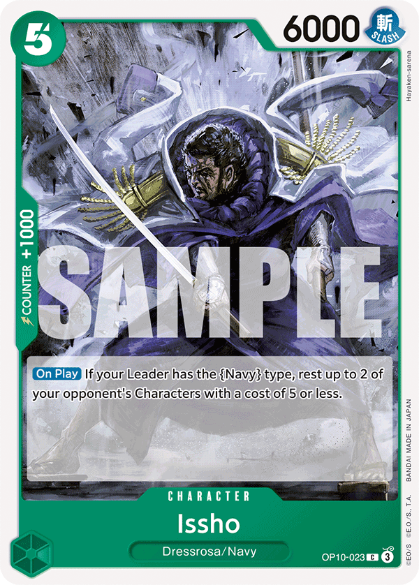 Issho One Piece card