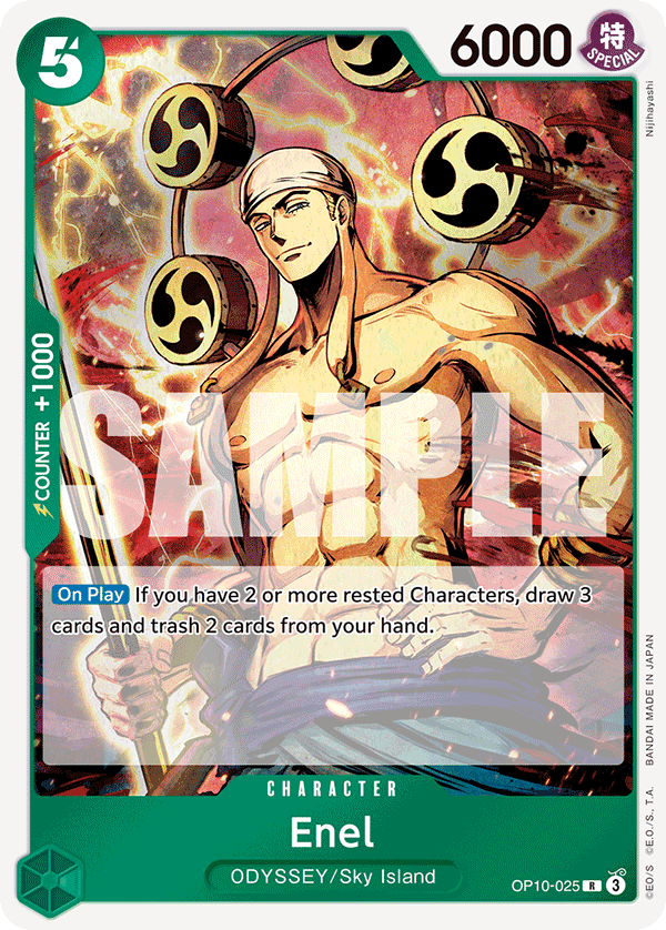 Enel One Piece card