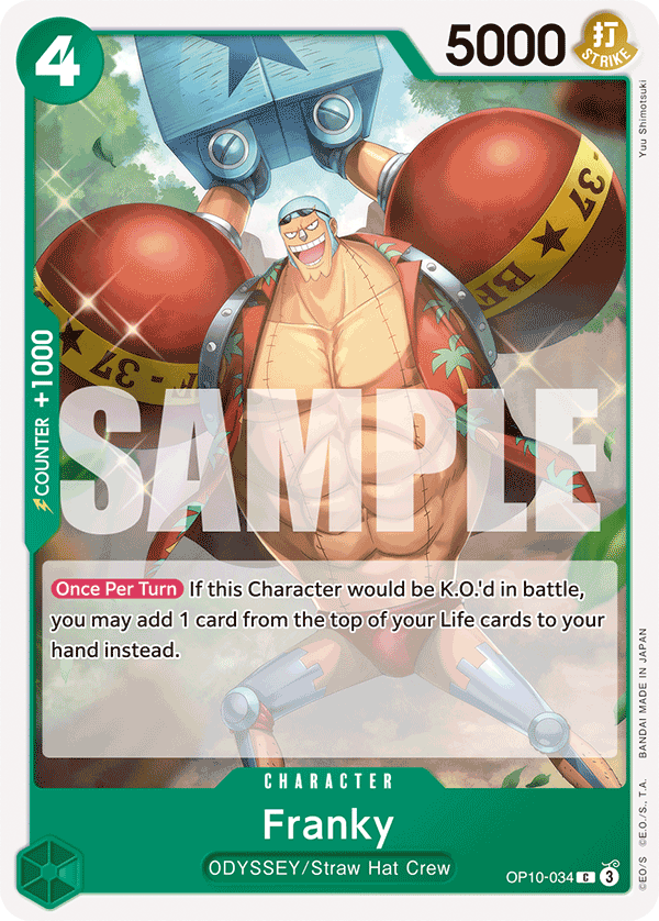 Franky One Piece card