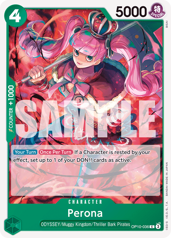 Perona One Piece card