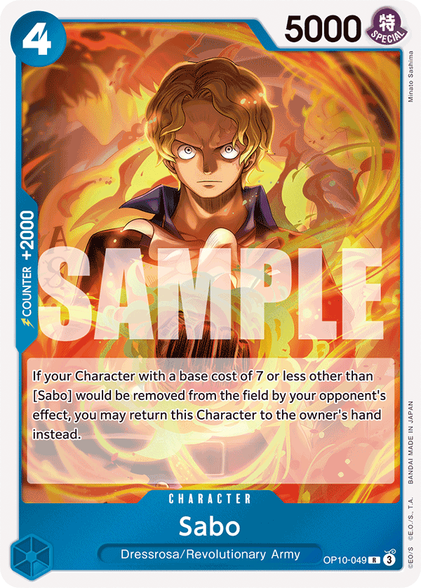 Sabo One Piece card