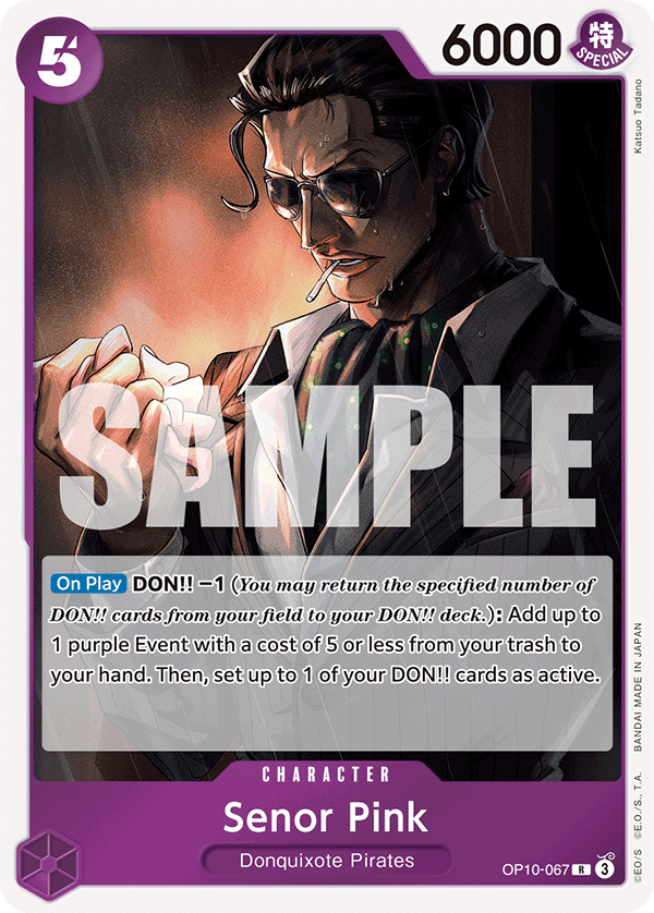 Senor Pink One Piece card