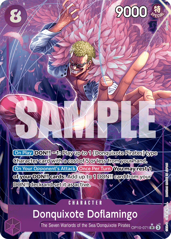 Donquixote Doflamingo One Piece card