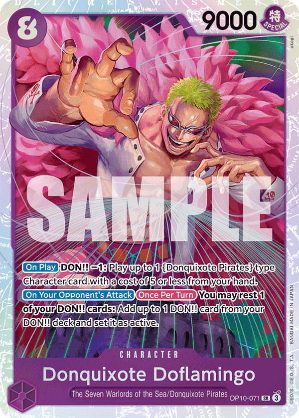 Donquixote Doflamingo One Piece card