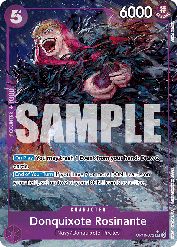 Donquixote Rosinante One Piece card