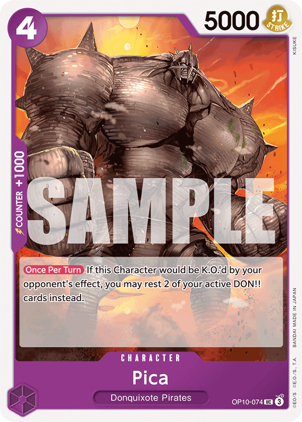 Pica One Piece card