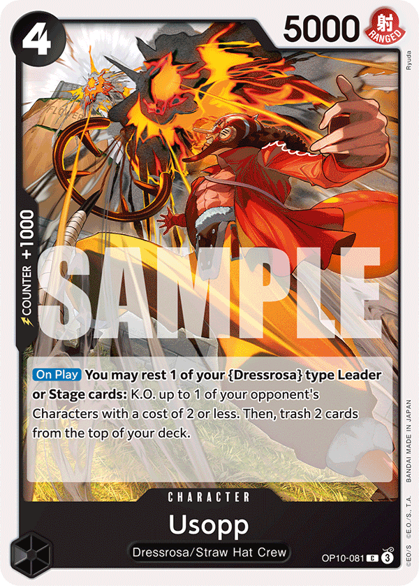 Usopp One Piece card