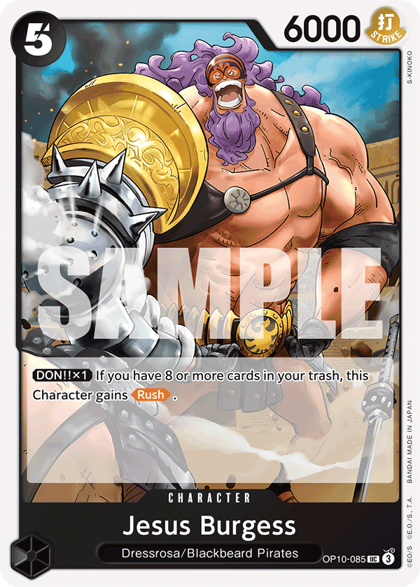 Jesus Burgess One Piece card