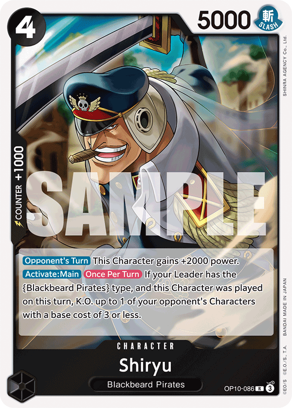Shiryu One Piece card
