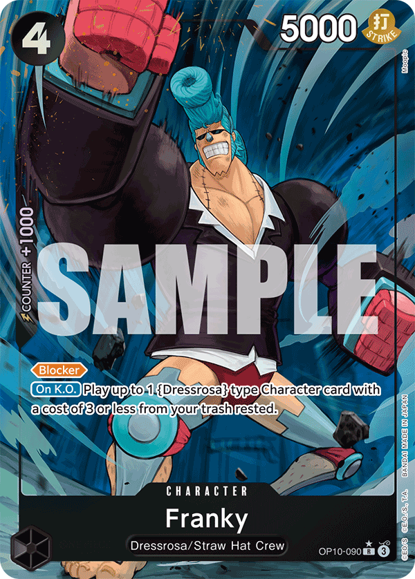 Franky One Piece card