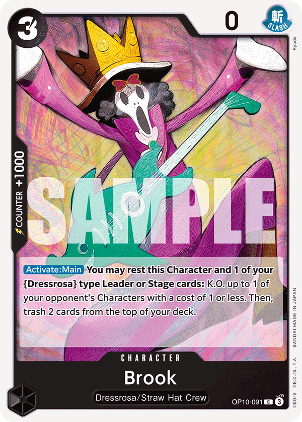Brook One Piece card