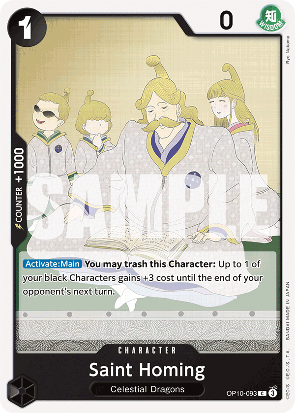 Saint Homing One Piece card