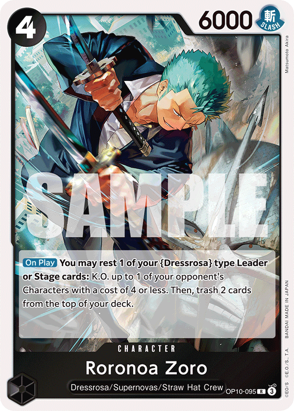 Roronoa Zoro One Piece card