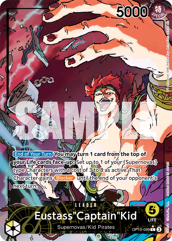 Eustass"Captain"Kid One Piece card