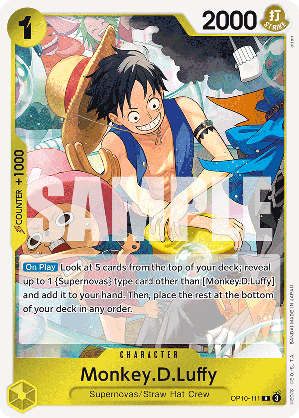 Monkey.D.Luffy One Piece card
