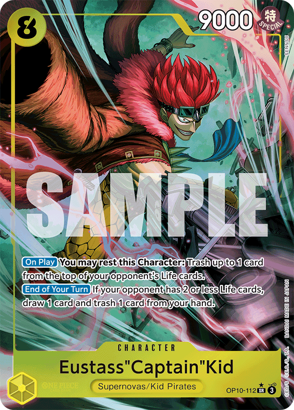Eustass"Captain"Kid One Piece card